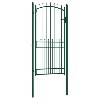Immagine prodotto di Cancello per recinzione EMMEN con punte in acciaio 104x147 cm verde