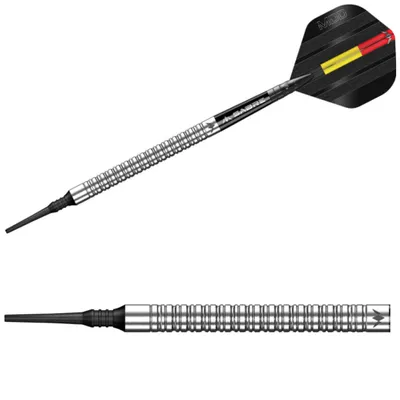 Produktbild von Mission | Mike De Decker | Softdarts | 95% Tungsten | 20g | Silber | Dartpfeile Set