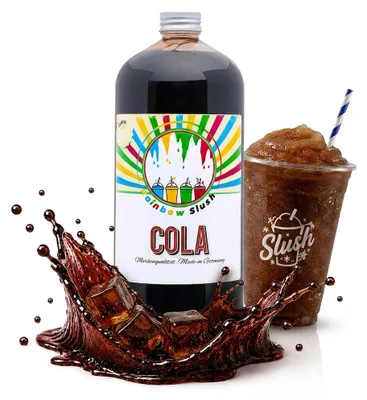 Obrázek produktu pro Rainbow Slush sirup cola 1 litr 1:5 bez AZO bez glycerinu koncentrát