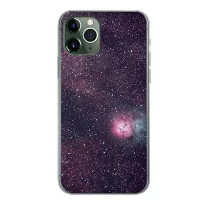 Produktbild von MuchoWow® Handyhülle Schutzhülle Hülle für iPhone 11 Pro Universum - Sterne - Rosa - Jungen - Mädchen - Kinder Silikon Softcase Handy Hülle - Handy
