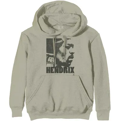 Immagine prodotto di Felpa con cappuccio Jimi Hendrix Unisex Pullover: Let Me Live, media, naturale