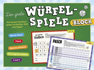 Produktbild von Der große Würfelspiele-Block
