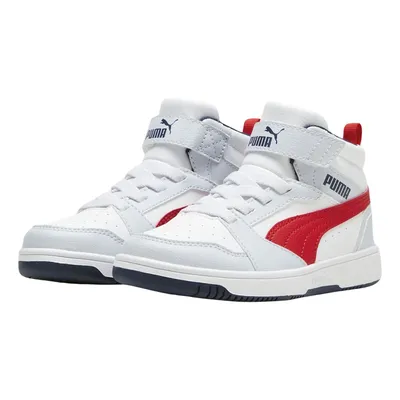 Produktbild von Puma Puma Rebound V6 Mid AC PS  Klittenband Hoog - Lichtgrijs - Maat 28