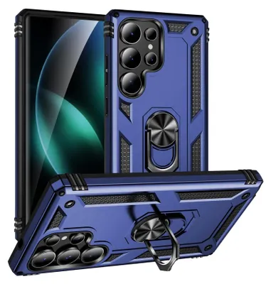 Image de Armor Shield Housse pour Samsung Galaxy S25 Ultra Housse Ultra Hybrid Case Housse pour téléphone portable, bleu