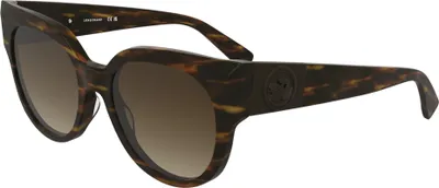 Produktbild von Longchamp LO779S N Striped brown 53/19/140 Damen Sonnenbrillen