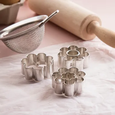 Immagine prodotto di sET 3 pezzi tagliabiscotti fiore tagliabiscotti tagliapasta tagliabiscotti