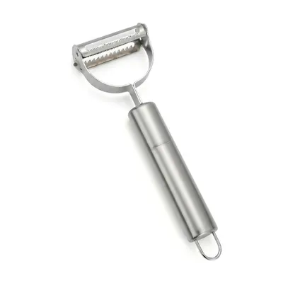 Image de Éplucheur professionnel pour asperges et légumes en acier inoxydable, coupe-julienne bien aiguisé