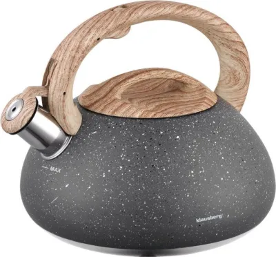 Obrázek produktu pro Konvice S Píšťalkou 2,7 L Klausberg Kb-7250 Granitové Dřevo