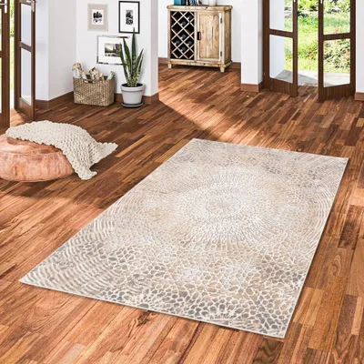 Produktbild von Designer Teppich Tawira Vintage Klassik Beige, Größe:80x150 cm