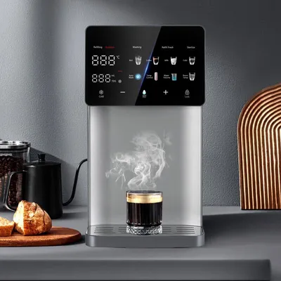 Immagine prodotto di VIESTA® CT140: impianto da tavolo a osmosi inversa con funzione acqua calda e fredda – depuratore d'acqua RO con filtro 4 in 1