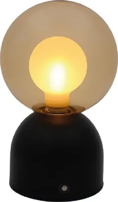 Image de Luxe - Lampe à poser tactile - Lina - Noir - H20 x Ø12