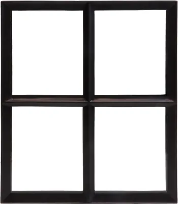 Image de Fenêtre en acier Noir Rectangulaire 500 x 600 mm