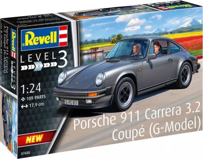 Zdjęcie produktu dla Revell Porsche 911 Carrera 3.2 Coupé (G-Model) 1:24