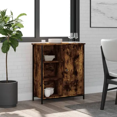Obrázok produktu pre vidaXL Príborník Smoked Oak 70x30x80 cm Inžinierske drevo