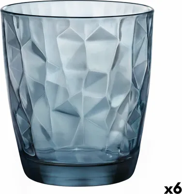 Zdjęcie produktu dla Szklanka do napojów Bormioli Rocco Diamond Blue 390 ml (6 szt.)