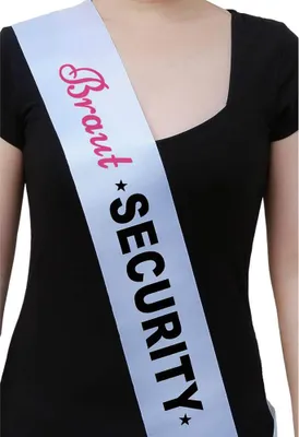 Produktbild von Oblique Unique Schärpe Braut Security JGA Junggesellinnenabschied Hen Party weiß
