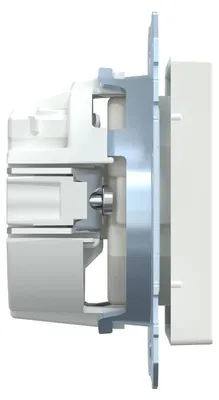 Produktbild von Merten SCHUKO-Steckdose, Steckklemmen, polarweiß, System M, 1 Stk.