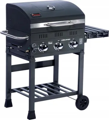 Zdjęcie produktu dla Grill gazowy z 3 palnikami i regulacją temperatury