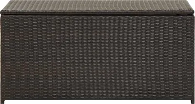 Produktbild von vidaXL Gartenbox Poly Rattan 100x50x50 cm Braun