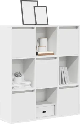 Immagine prodotto di Maison Exclusive - Libreria bianca 89x24x101,5 cm Materiale ligneo