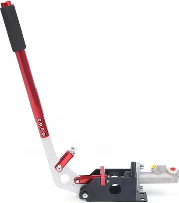 Obrázek produktu pro Hydraulická ruční brzda, odolná hliníková konstrukce, univerzální kompatibilita, červená barva