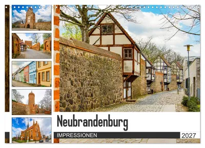 Produktbild von Neubrandenburg Impressionen (Wandkalender 2027 DIN A3 quer), CALVENDO Monatskalender