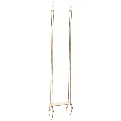 Image de Balançoire en bois pour le jardin ou la chambre d'enfant, hauteur 220 cm