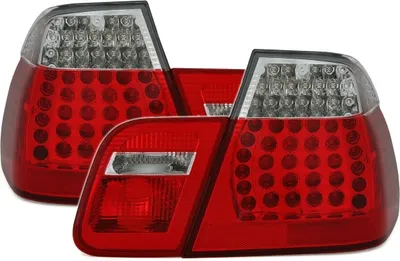 Produktbild von Eagle Eyes LED Rückleuchten Set in Rot Weiss für 3er BMW E46 Limo, Bj. 1998-2001