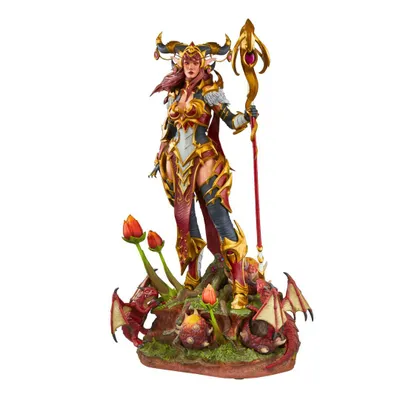 Produktbild von Blizzard World Of WarCraft Alexstrasza Sammler Statue 52 cm, Premium Edition, handbemalt, Polyresin Sammlerfigur, hochwertige Drachenkönigin Figur