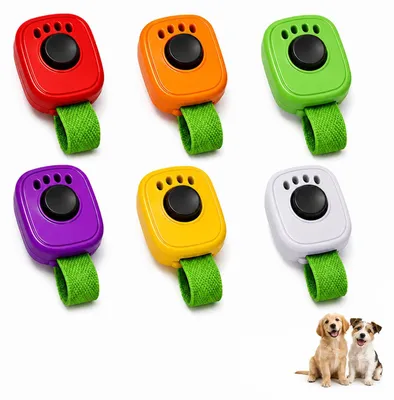 Productafbeelding van Set van 6 Clickers voor Hondentraining met Ergonomisch Ontwerp