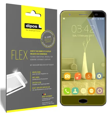 Produktbild von 3x Schutzfolie für Oukitel OK6000 Plus Folie, 100% Displayabdeckung, dipos Flex