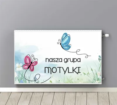 Obrázok produktu pre Dekoratívna magnetická podložka pod radiátor Detská podložka Motýle 60x100
