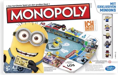 Produktbild von Monopoly Ich - Einfach unverbesserlich Brettspiel Gesellschaftsspiel Spiel Minions Hasbro Gru