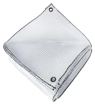 Produktbild von Holzplane 4x6m - Transparente armierte Plane - Hochwertiger wasserdichter Schutz für Brennholz