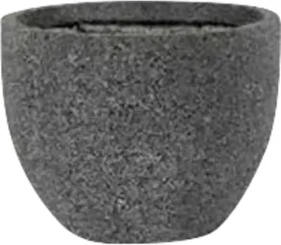 Produktbild von Pflanztopf Passion for Pottery Atlanta Fibreclay Ø 31 cm H 25 cm schwarz