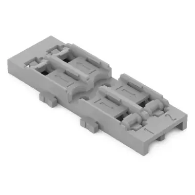 Produktbild von WAGO 221-2522 Befestigungsadapter, 2-fach,für Durchgangsverbinder mit Hebel