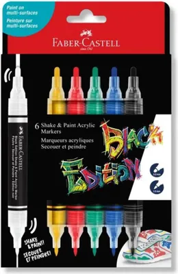 Immagine prodotto di Marcatore Faber Castell Black Edition Shake & Paint Taglia unica