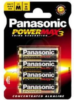 Produktbild von Panasonic PowerMax3 4er Spar-Pack Mignon/AA
