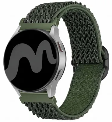 Produktbild von imoshion Elastisches Nylonarmband - Universelle 22 mm Anschluss - Dunkelgrün, KI-generiertes Bild