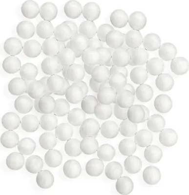Produktbild von STYROPORKUGELN Ø20mm/20 Stk. Weihnachten Oster Schaumkugeln Weiß Dekorieren
