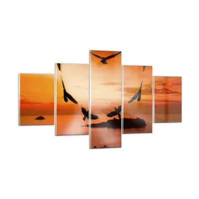 Produktbild von Bilder auf glas - Natur Landschaft Insel Meer - 125x70cm - Glasbilder - Wandbilder - Kunstdruck - zum Aufhängen bereit - Wanddekoration aus Glas - Glas Bilder - Wandbild auf Glas - GEA125x70-2440