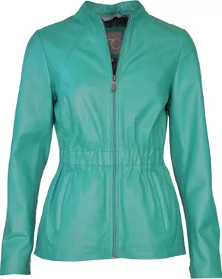 Produktbild von JCC Lederjacke 3102223 Damen deep turquoise 36