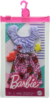 Obrázek produktu pro Barbie Fashionistas GRB96, Sada oblečení pro panenky, 3 rok/roky
