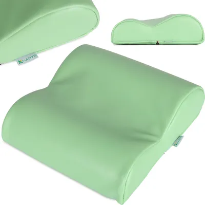 Produktbild von Habys Nackenkissen Lagerungskissen Kopfkissen Gesundheitskissen | Memory Schaum | Orthopädisches | 32x30x7,5 | Vinyl Flex | Grün