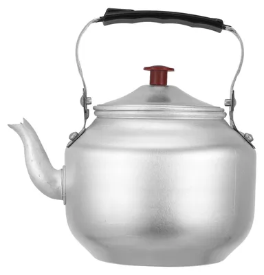 Immagine prodotto di Teiera in alluminio - Portatile - Grande capacità - Facile da pulire - Manico - Design robusto - Bollitore per tè