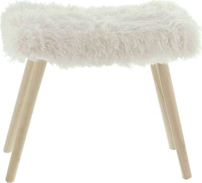 FRANK FLECHTWAREN Hocker Kuschelfell