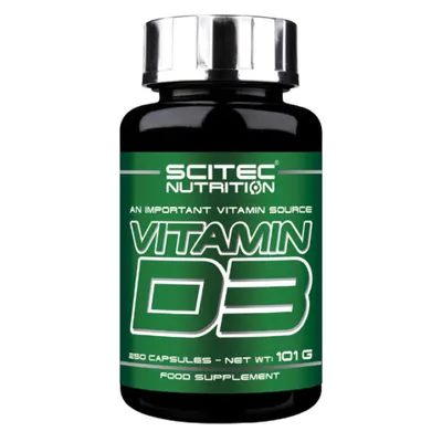 Produktbild von Scitec Nutrition Vitamin D3 250 capsules / Vitamin D / Vitamin D3 in Kapselform