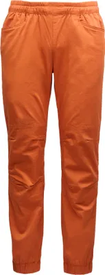Trekkinghose in Orange von Black Diamond; Modell Notion Pants; für Herren; mit elastischem Bund und schmalem Schnitt.