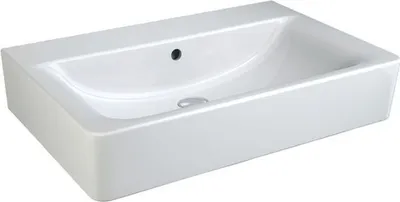 Produktbild von Ideal Standard Waschtisch CUBE CONNECT ohne Hahnloch, mit Überlauf 600 mm weiß