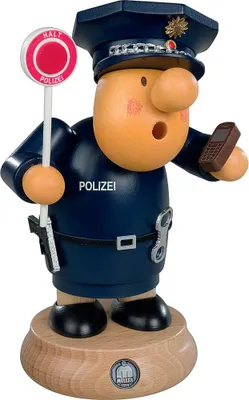 Produktbild von Polizist (16cm) Räuchermann von Müller Kleinkunst